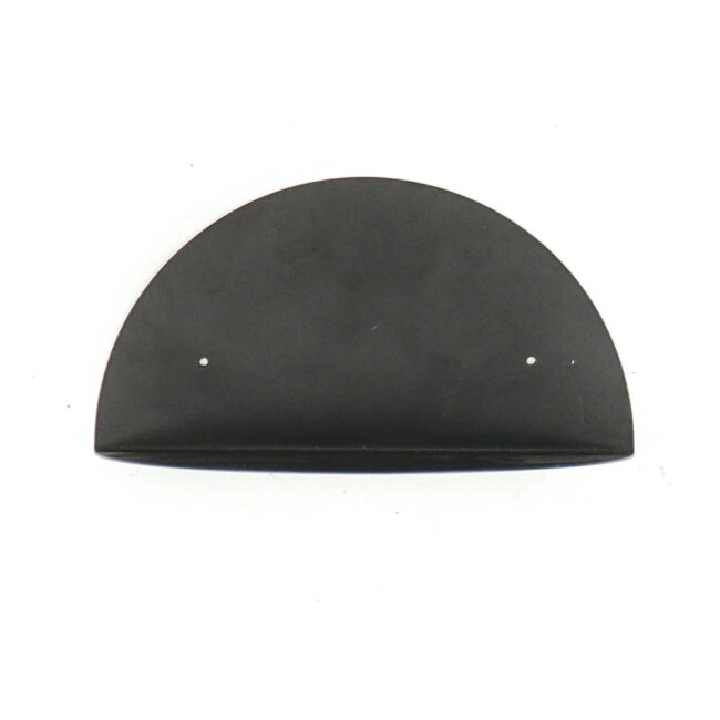 ROUND WALL SHELF BLACK 20X10X10CM
