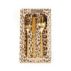 STAINLESS STEEL CUTLERY GOLD 23CM 12PCS - Image 2
