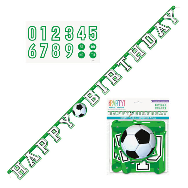 FOOTBALL BANNER 213CM