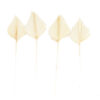 PALM LEAVES SPEAR NATURAL BLEACHED 8X0.5X30-37CM 4PCS
