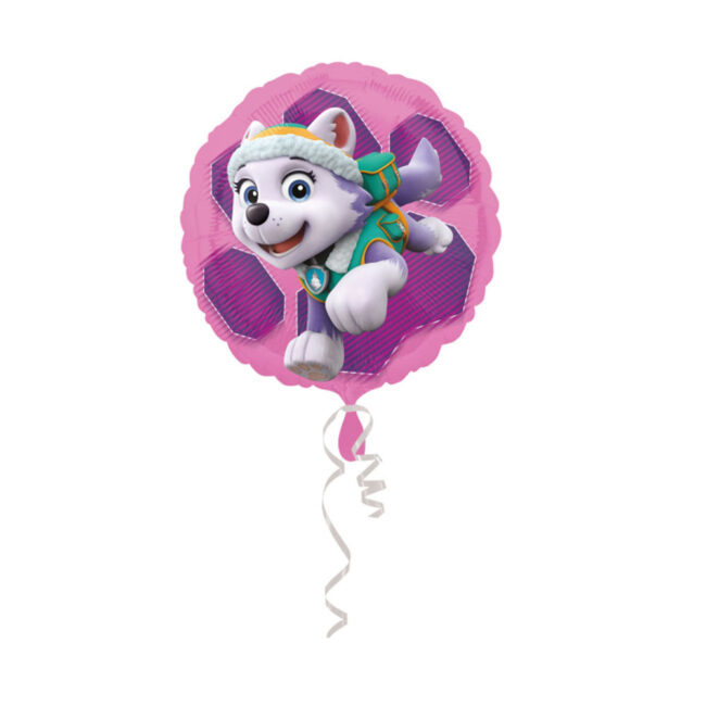ROUND FOIL BALLOON PAW PATROL SKYE & EVEREST 43CM