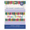 RAINBOW RIBBON "HAPPY BIRTHDAY" WALL BANNER 68.5X152CM - Image 2