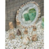 GLASS BOTTLE TRANSPARENT WITH CORK 7X13.5CM - Image 2