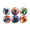 JUSTICE LEAGUE BOUNCE BALLS 6PCS