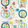 PAPER PLATES HAPPY BIRTHDAY BALLOON 18CM 8PCS - Image 2
