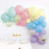 PASTEL FOIL CONFETTI BALLOON ARCH KIT 40PCS