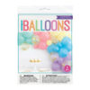 PASTEL FOIL CONFETTI BALLOON ARCH KIT 40PCS - Image 2