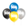 BATMAN LATEX BALLOON 30.4CM 8PCS