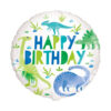 BLUE & GREEN DINOSAUR FOIL BALLOON 45.7CM
