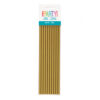 PAPER STRAWS GOLD 10PCS