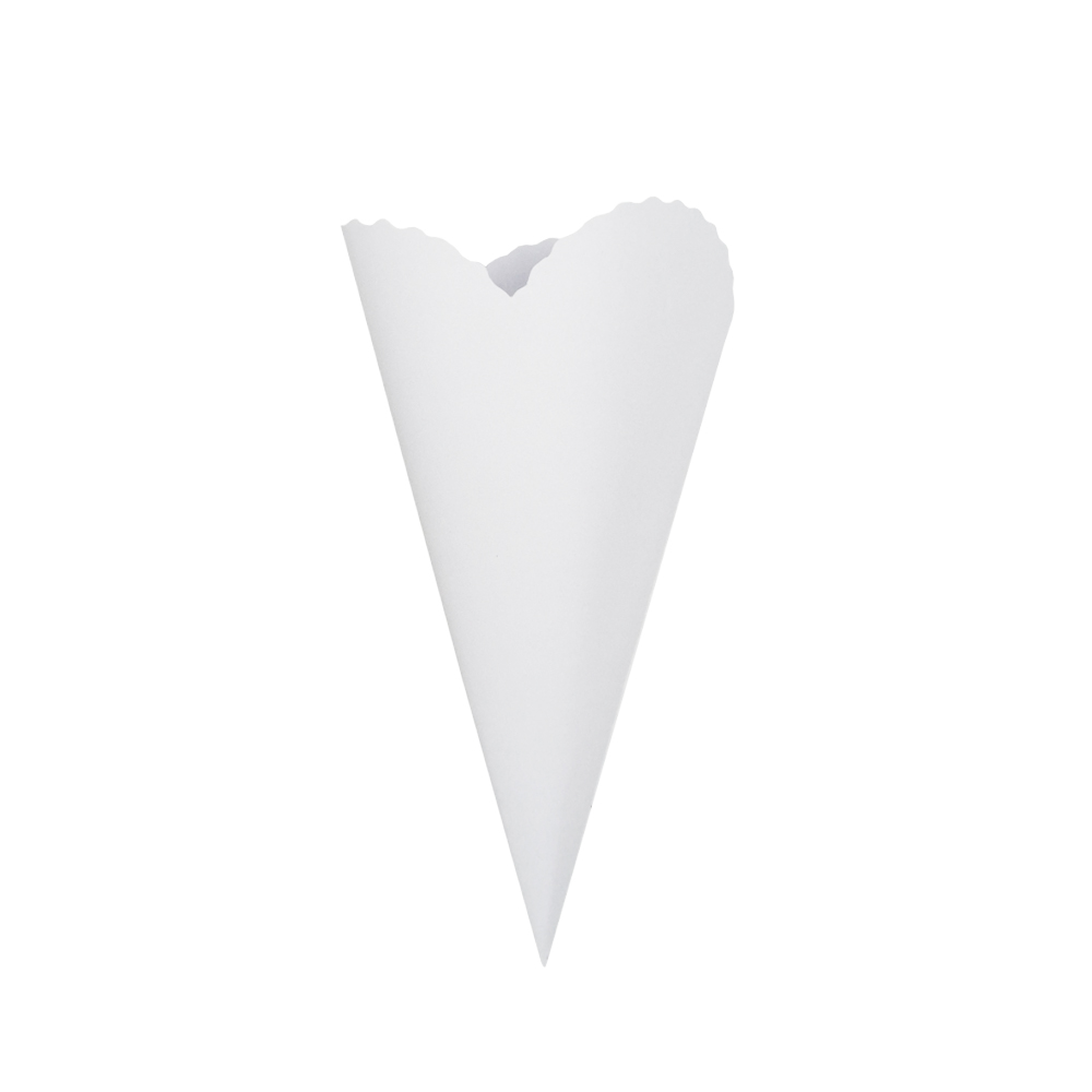 PAPER CONE WHITE 180GR 20PCS