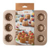 NONSTICK BAKING PAN CANELE ROSE GOLD 32.5X25.6X5CM
