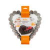 NONSTICK BAKING PAN DECORATED HEART 24X5CM