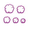 KIT WITH 5 COOKIE CUTTERS WILD ROSE - Image 2