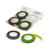 PAPER TAPES FOR STEMS WHITE GREEN BROWN & LIGHT GREEN 12MMX27M
