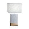 CERAMIC LAMP MARBLE ASSORTED 18X9.5XH54.5CM