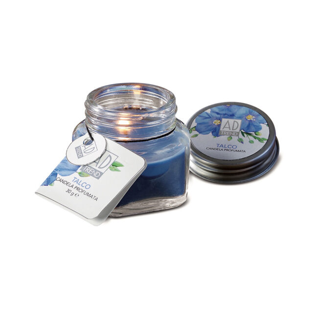 GLASS JAR SCENTED CANDLE ASSORTED 5.5X5.5CM