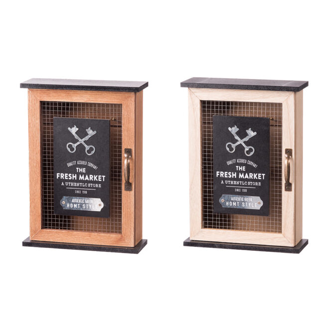 MDF/IRON KEY HOLDER LOCKER ASSORTED 20X7XH27.5CM