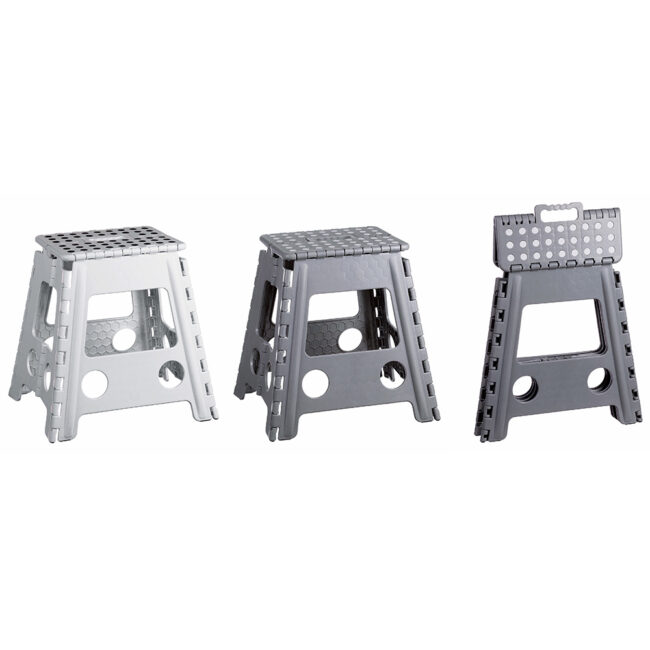 PLASTIC STOOL ASSORTED 39X32XH40CM