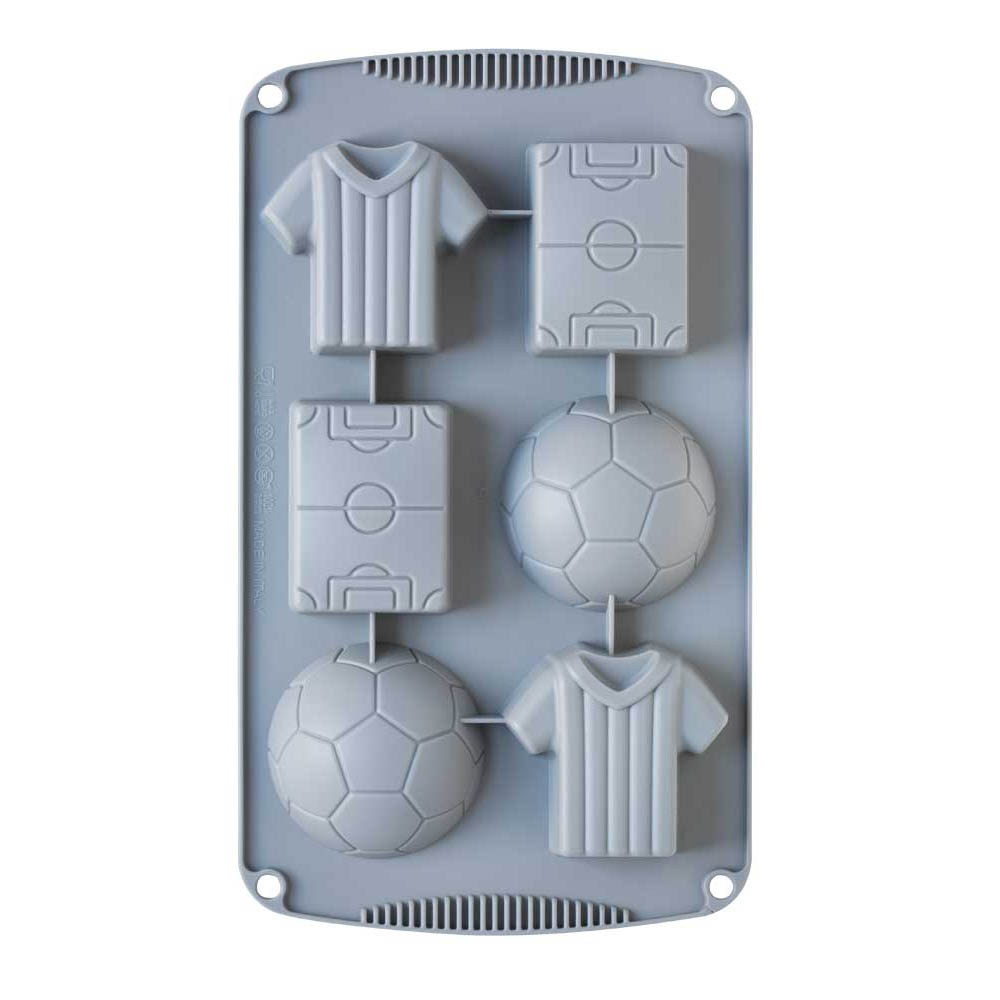 SILICONE MOLD FOOTBALL 30X17X3CM - Pergamos