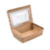 PAPER BOX WITH WINDOW KRAFT 1000ML - Image 2