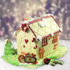 SILICON MOULD GINGERBREAD HOUSE 180X115X160MM - Image 2