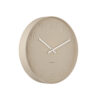 STEEL WALL CLOCK MR.BROWN NUMBERS SAND BROWN 37.5X6X37.5CM
