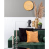 PORCELAIN WALL CLOCK PLATE OCHRE YELLOW 35X4X35CM - Image 3