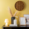 WALL CLOCK PURE DARK BASS WOOD 40X4.5X40CM - Image 2