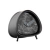 IRON ALARM CLOCK TRIANGLE MARBLE BLACK 8.6X5.5XX8.6CM