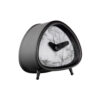 IRON ALARM CLOCK TRIANGLE MARBLE BLACK/WHITE 8.6X5.5X8.6CM