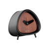 IRON ALARM CLOCK TRIANGLE BLACK/DARK WOOD 8.6X5.5XH8.6CM