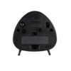 IRON ALARM CLOCK TRIANGLE MARBLE BLACK 8.6X5.5XX8.6CM - Image 2