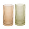GLASS VASE ALLURE STRAIGHT 10X10XH20CM