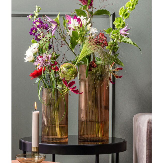 GLASS VASE ALLURE STRAIGHT LARGE 12X12XH30CM - Image 3