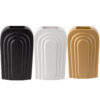 CERAMIC VASE ARC SMALL MAT 11.5X6.3X18.4CM
