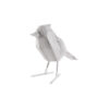 POLYRESIN MARBLE STATUE BIRD WHITE 24X9X18.5CM