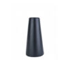 CERAMIC CANDLEHOLDER OBELISK MEDIUM BLACK 5XH7CM