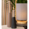 CERAMIC CANDLEHOLDER OBELISK MEDIUM BLACK 5XH7CM - Image 2
