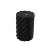 WAX PILLAR CANDLE SWIRL BLACK 7XH10CM