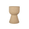 PLANT POT TAM TAM SAND BROWN 21X21XH33CM