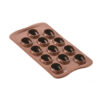 SILICONE MOULD 3D SKULL 30X21MM