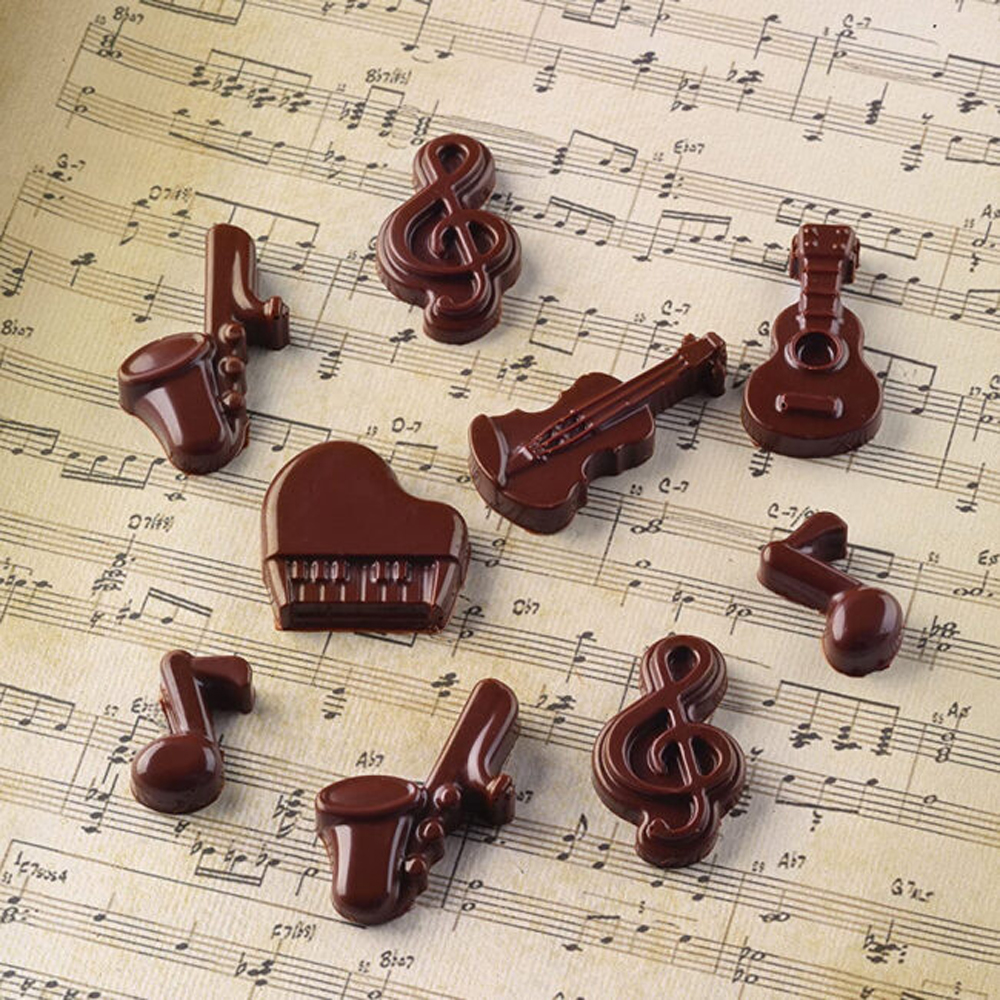 SILICONE MOULD MUSIC 36X24.2MM