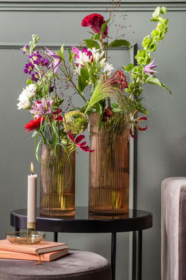 GLASS VASE ALLURE STRAIGHT 10X10XH20CM - Image 4