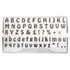 SET OF 64 ALPHABET & SYMBOLS CUTTERS 12 & 16MM - Image 2
