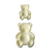 SET OF 2 MOULDS TEDDY 38X29MM & 58X44MM