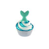 SET OF 2 PLASTIC MOULDS MERMAID TAIL 3.81X2.54/5.59X3.81CM - Image 2