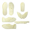 SET OF 7 CUTTERS SPORT BOOTS 4.5X10CM