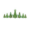 CHRISTMAS TREE BORDER 135X82MM - Image 2