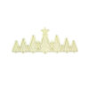 CHRISTMAS TREE BORDER 135X82MM